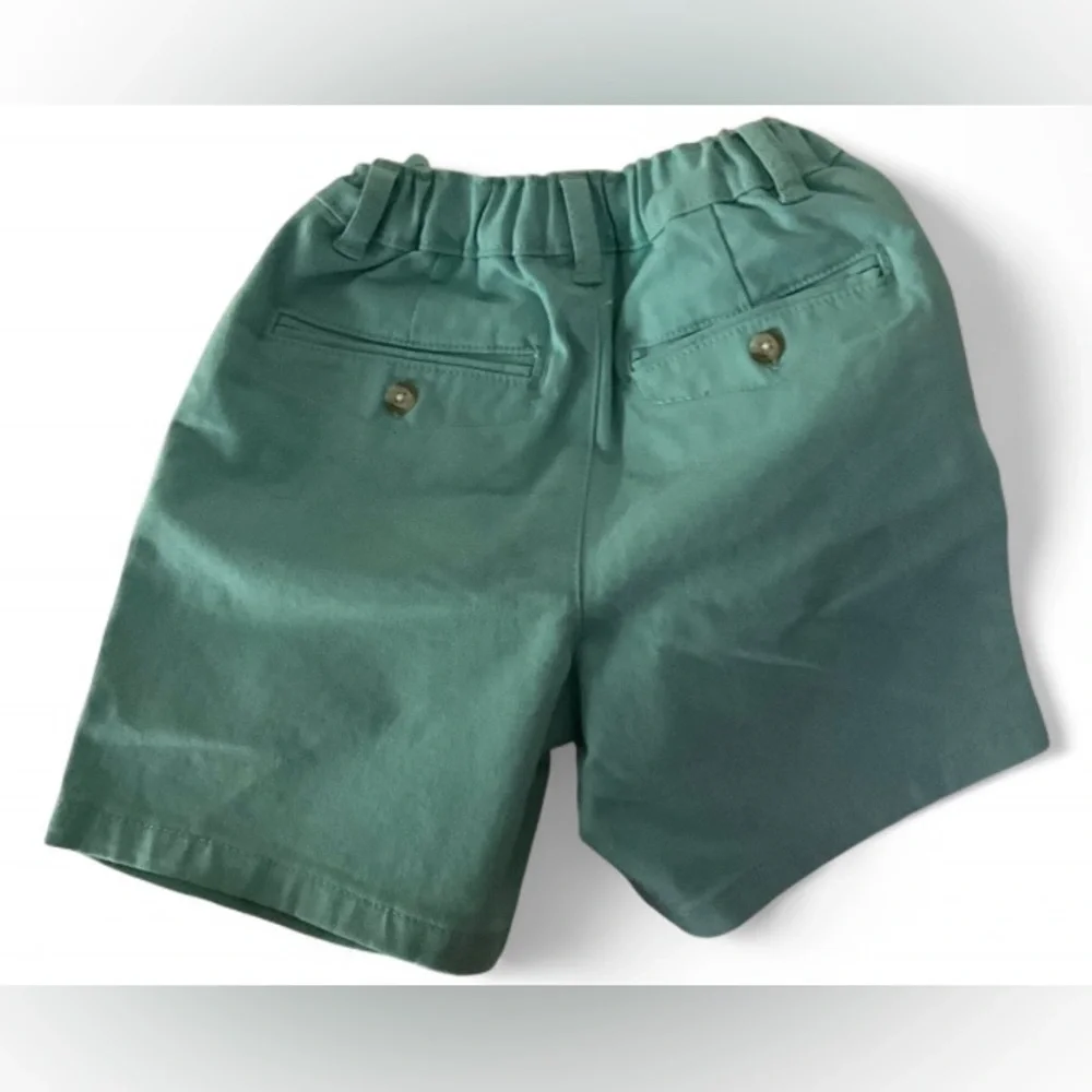 Gymboree Boys Seafoam Green Denim Bermuda Cotton Shorts Size 4T